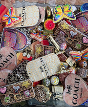 Multi Color Coach Inspired Designer Bead and Charm Mix