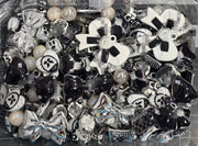 Black and White CC Inspired Designer Bead and Charm Mix