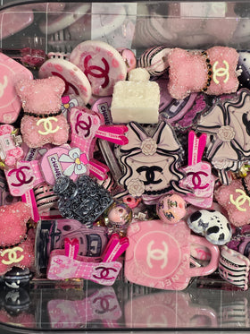 Pink CC Inspired Designer Bead and Charm Mix