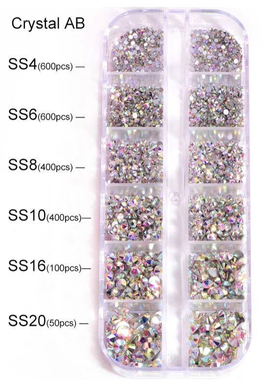 24 Vintage Austrian Crystal & Silver Plated Apparel Bars - 1.25 Inch Rhinestone Bars R193