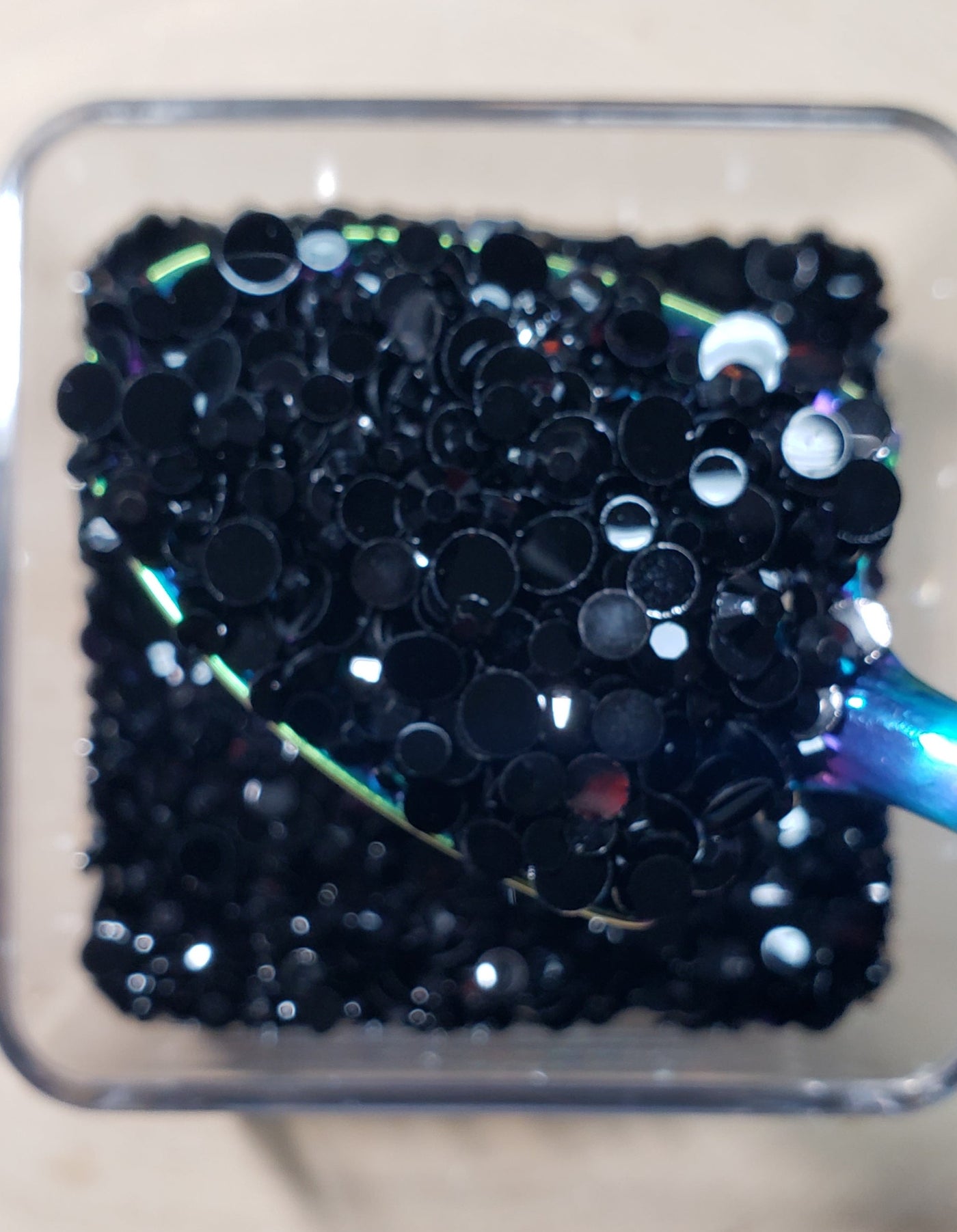 Black Jelly Rhinestone Mix