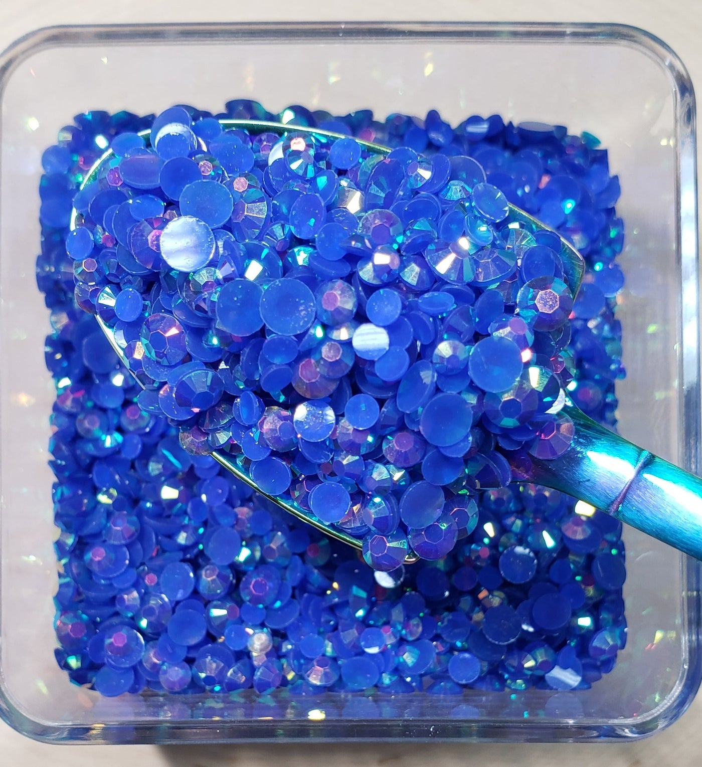 Sapphire Blue AB Jelly Rhinestone Mix