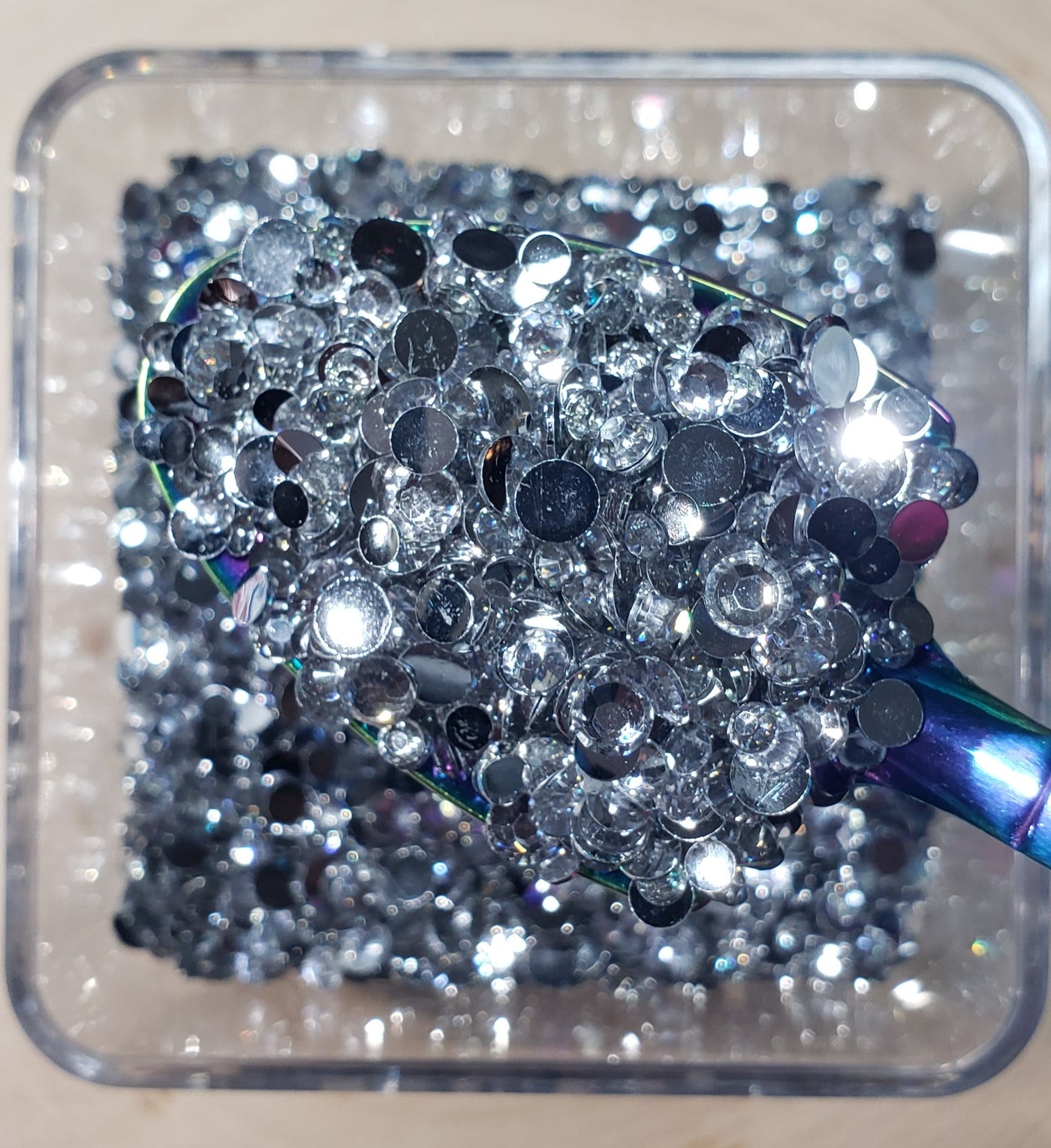 Crystal Clear Resin Rhinestone Mix