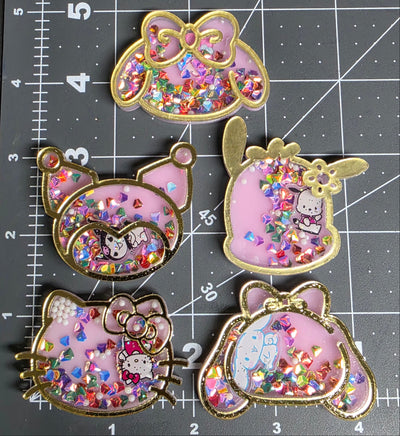 Sanrio Acrylic Shakers (HK, Cinna, Kurm, Poch & Melody)