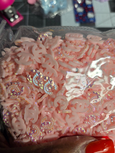 Designer Inspired Resin Nail Charm CC