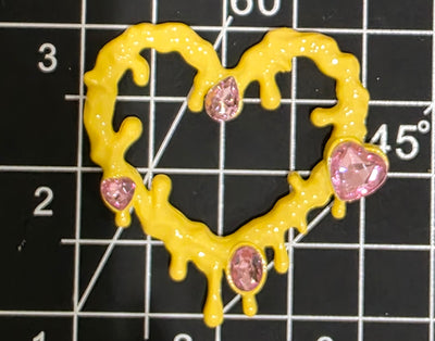 Scary, but Cutesy Horror Heart Charm