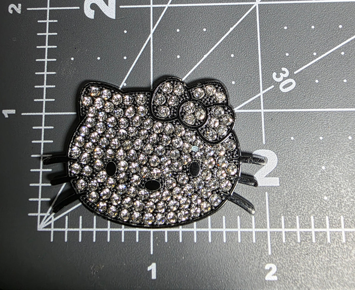 Metal Kitty Bling Head