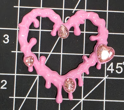 Scary, but Cutesy Horror Heart Charm