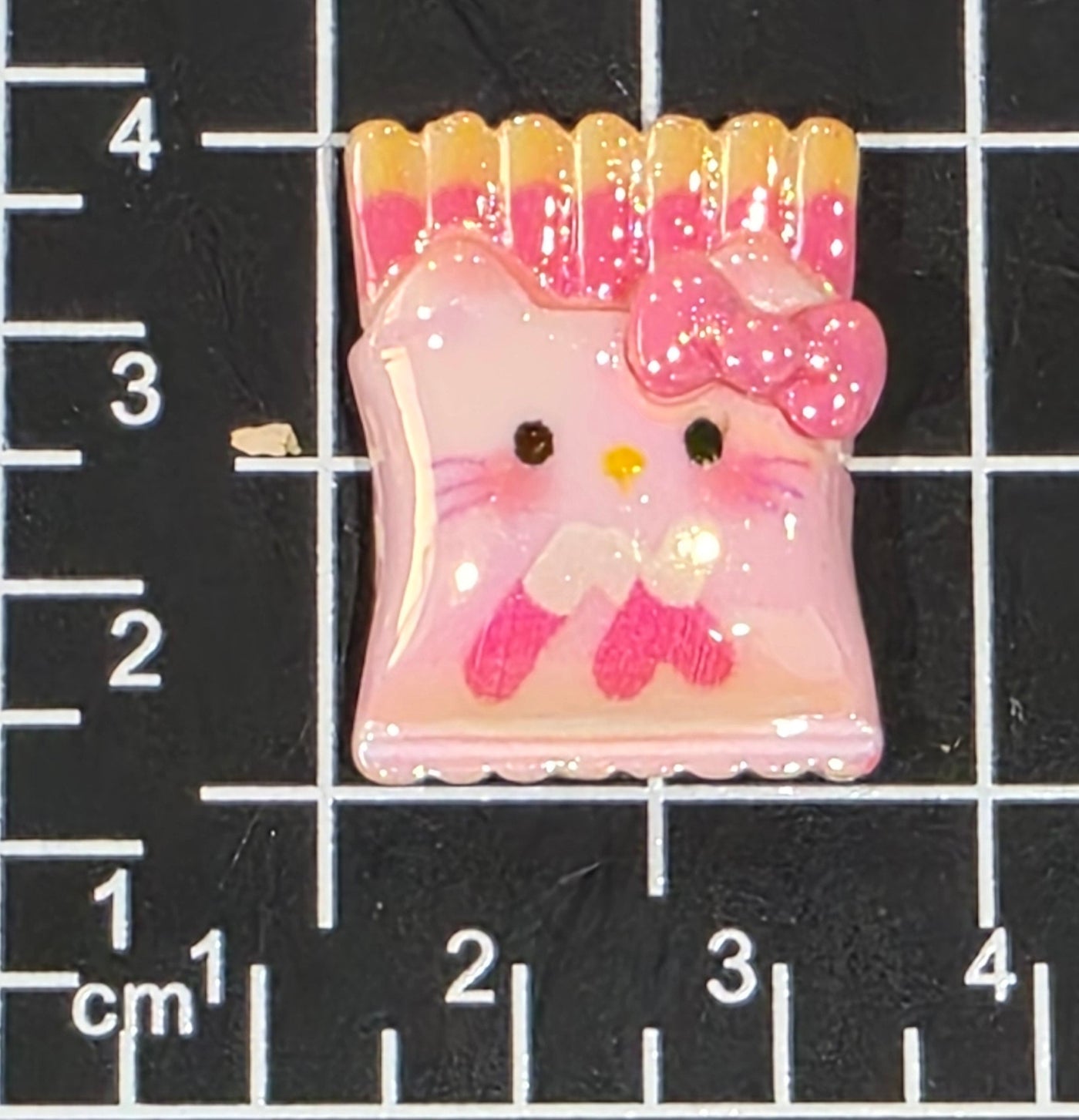 Flat back resin, Hello Kitty charms, Dessert charms