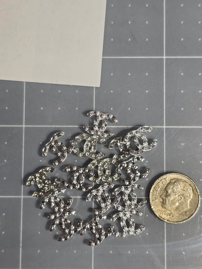 Designer Inspired Resin Nail Charm CC