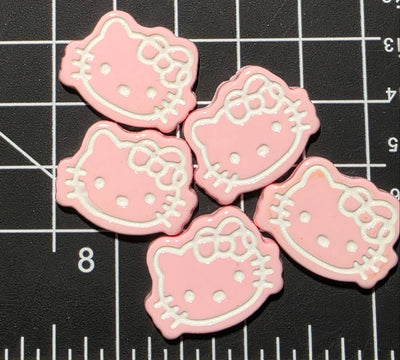 Hello Kitty Charms- Assorted Colors-5pcs