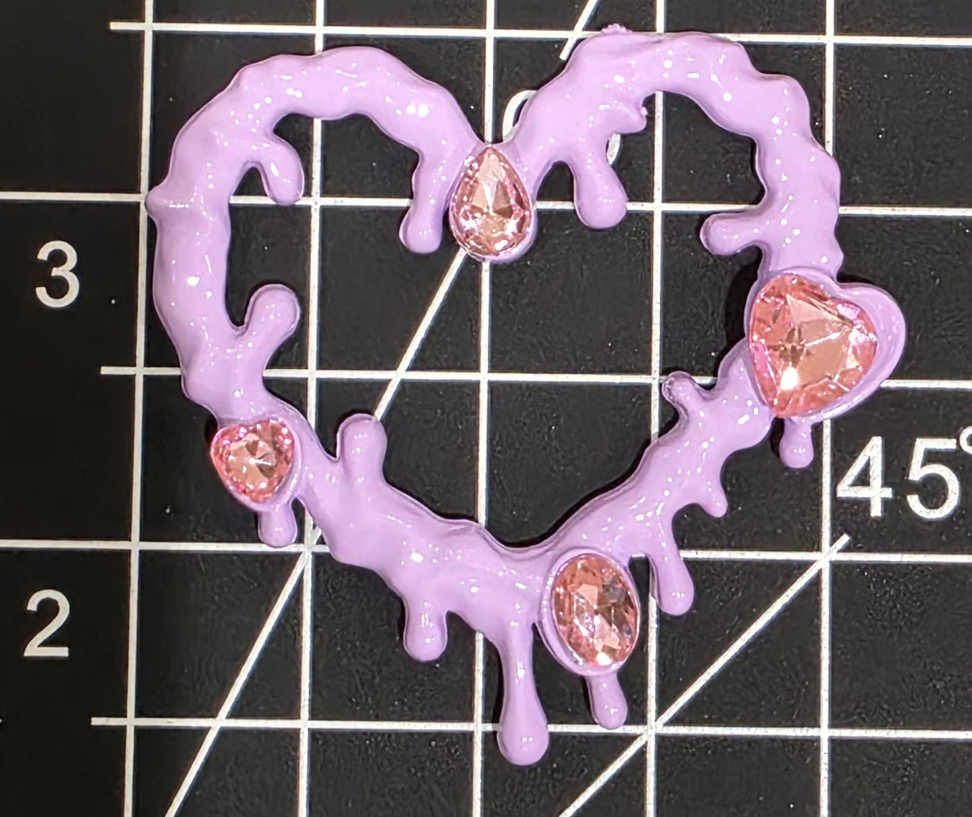 Scary, but Cutesy Horror Heart Charm