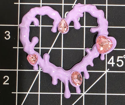 Scary, but Cutesy Horror Heart Charm