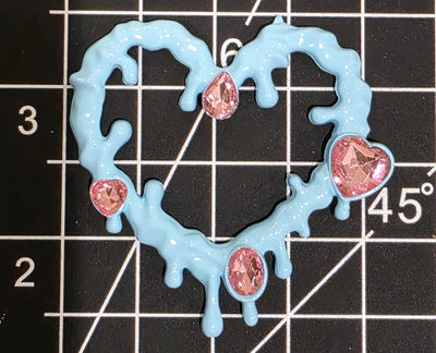 Scary, but Cutesy Horror Heart Charm