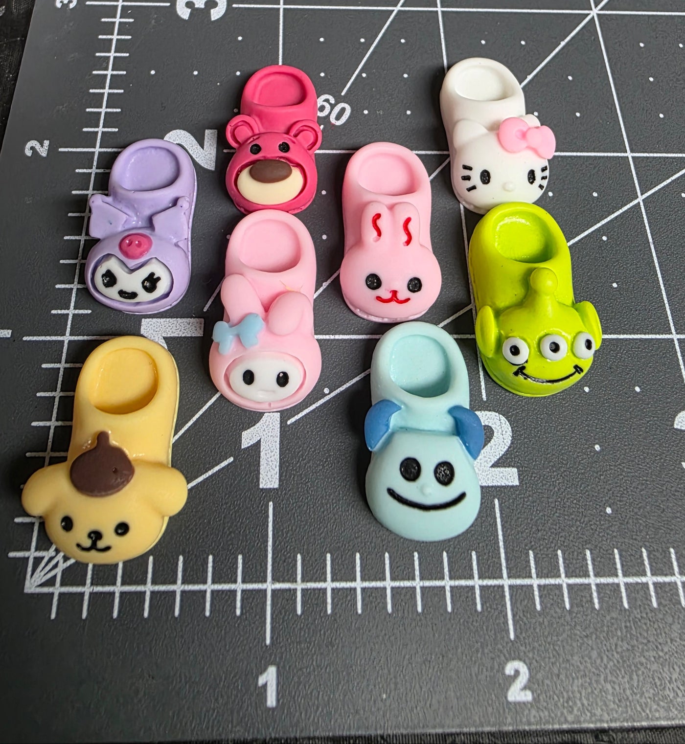 Mini San San Character Shoe Charms- 8 pcs