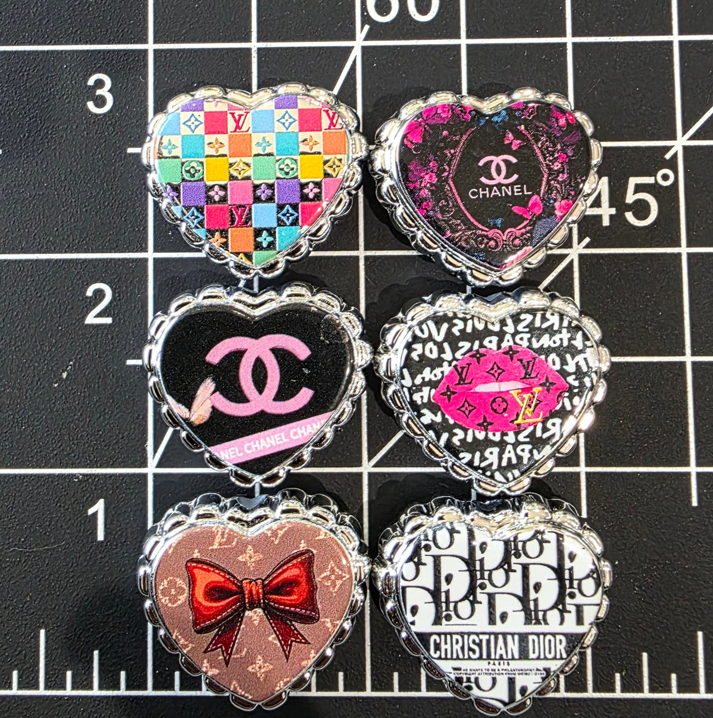 Designer Heart Shape Beads