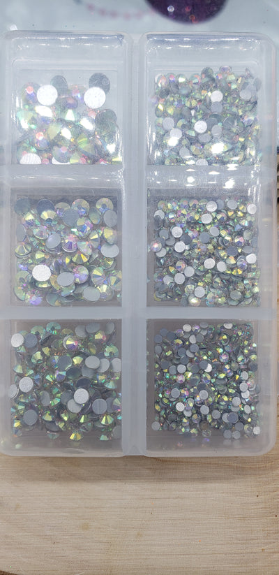 Multi-Size Flatback Glass Rhinestones - Charmed By TJ