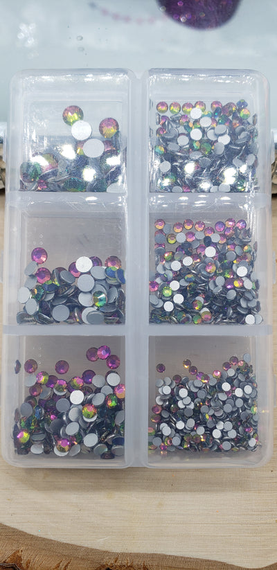 Multi-Size Flatback Glass Rhinestones - Charmed By TJ