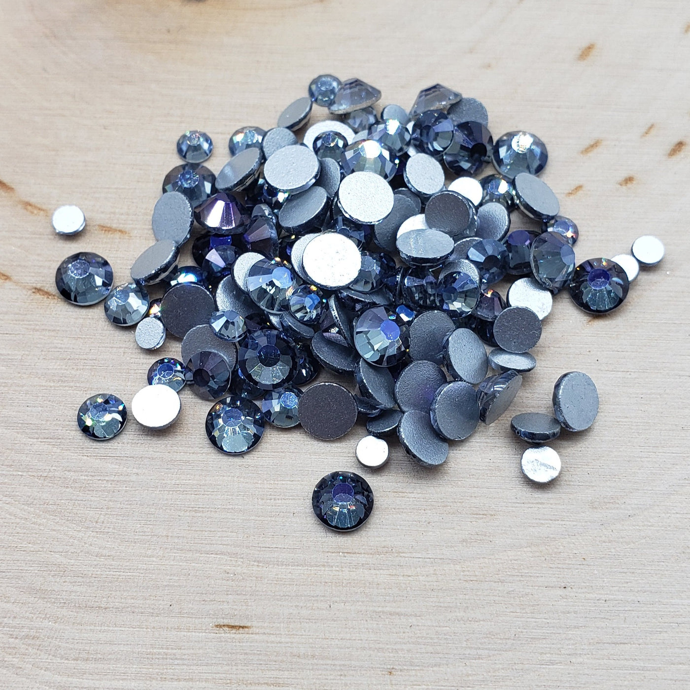 Mixed Size SS10- SS20 Flat Back Glass Rhinestones - Ghost Purple - Charmed By TJ