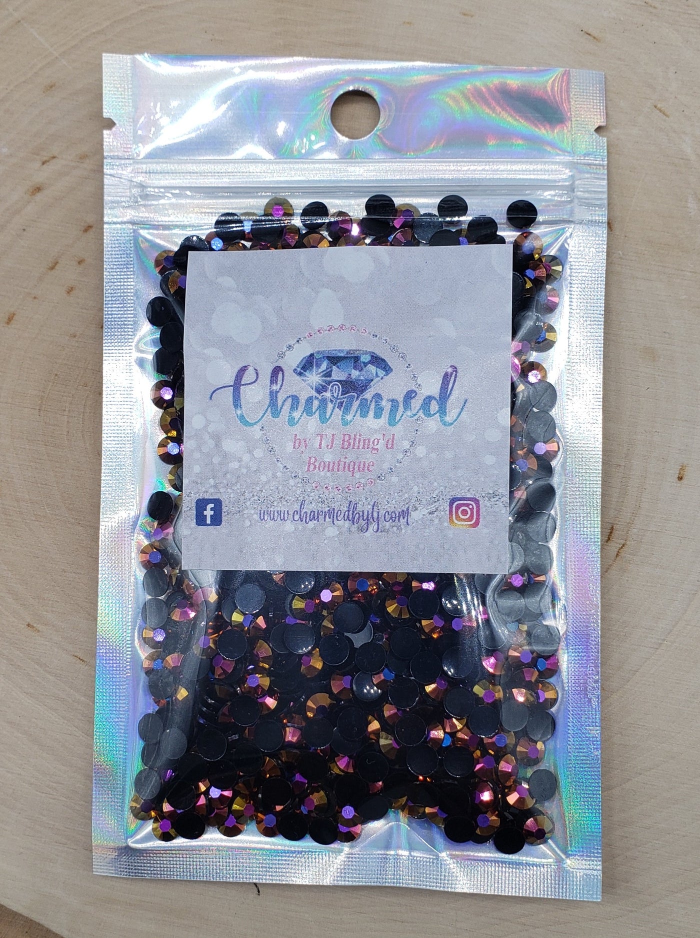 Topaz Rose Gold AB Jelly (Resin) Rhinestones - Charmed By TJ