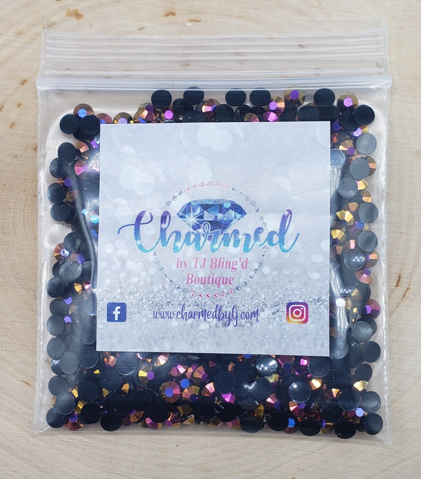 Topaz Rose Gold AB Jelly (Resin) Rhinestones - Charmed By TJ