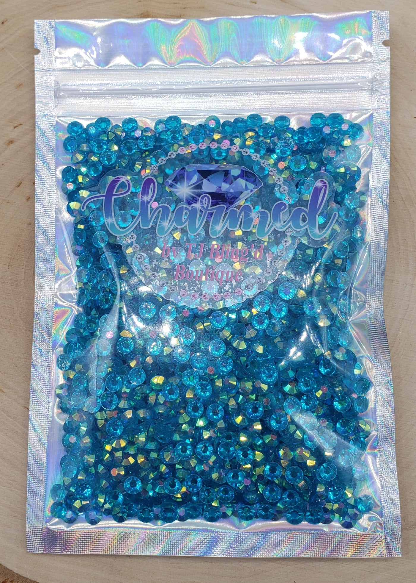 Capri Blue AB Transparent Jelly Rhinestones - Charmed By TJ