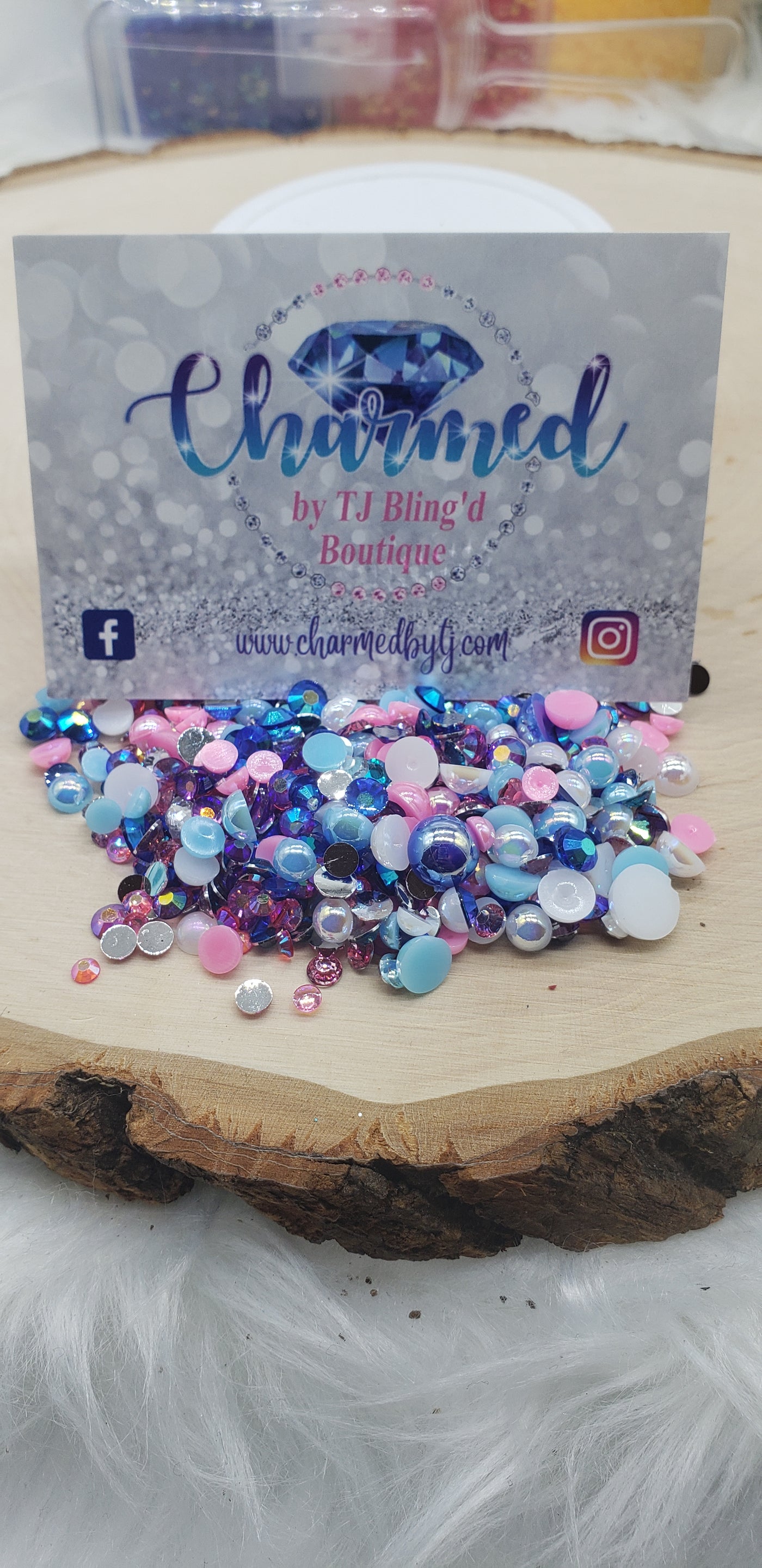 Limited Pearl Mix- Charmed By TJ, Pearls and Resin Rhinestones - Charmed By TJ