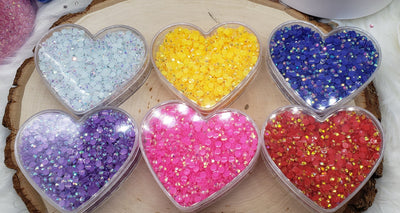 Jelly Rhinestone Heart Kit- 4mm - Charmed By TJ