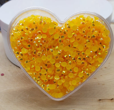 Jelly Rhinestone Heart Kit- 4mm - Charmed By TJ