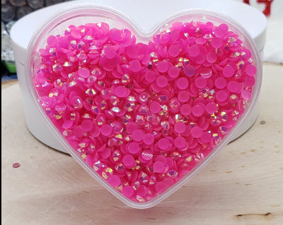 Jelly Rhinestone Heart Kit- 4mm - Charmed By TJ