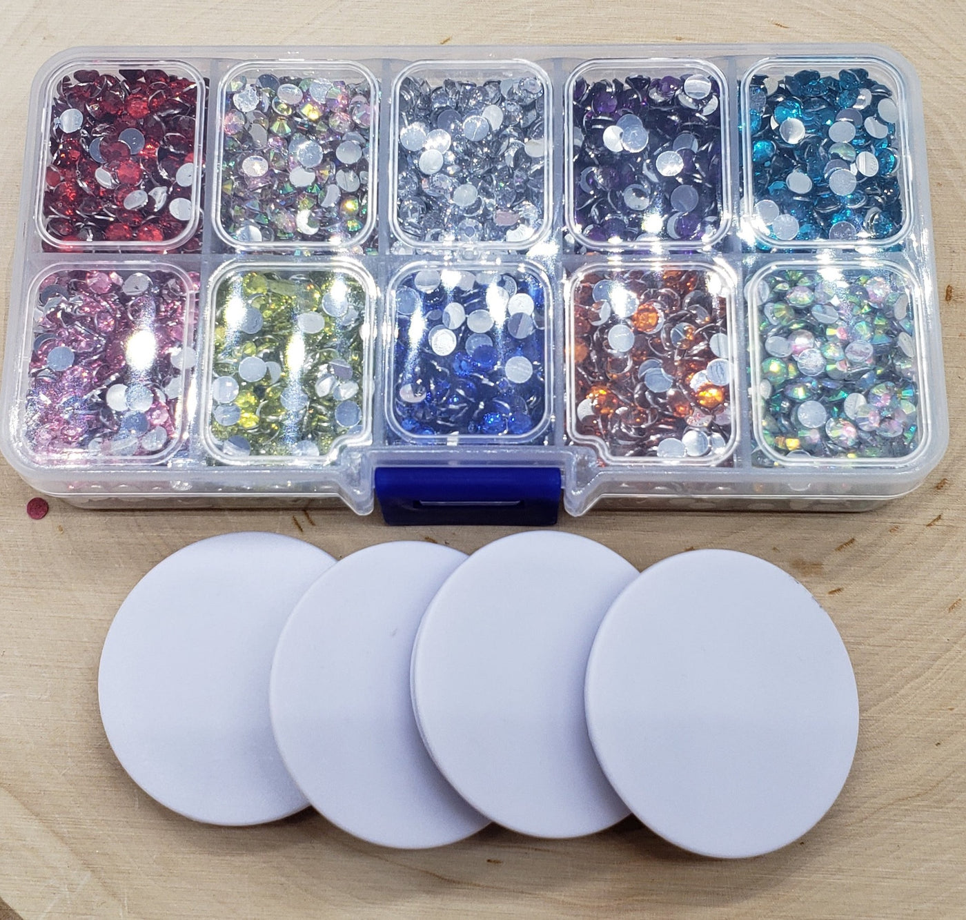 Phone Grip Resin Rhinestone Mini Kit- 4mm - Charmed By TJ