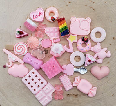 Random Kawaii Flatback Resin Cabochon ~ Flat Back Charms - Charmed By TJ