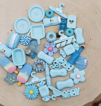 Random Kawaii Flatback Resin Cabochon ~ Flat Back Charms - Charmed By TJ