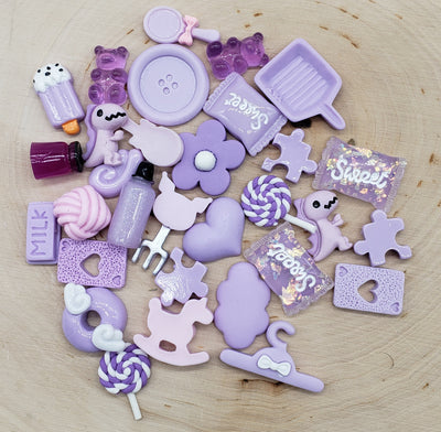 Random Kawaii Flatback Resin Cabochon ~ Flat Back Charms - Charmed By TJ