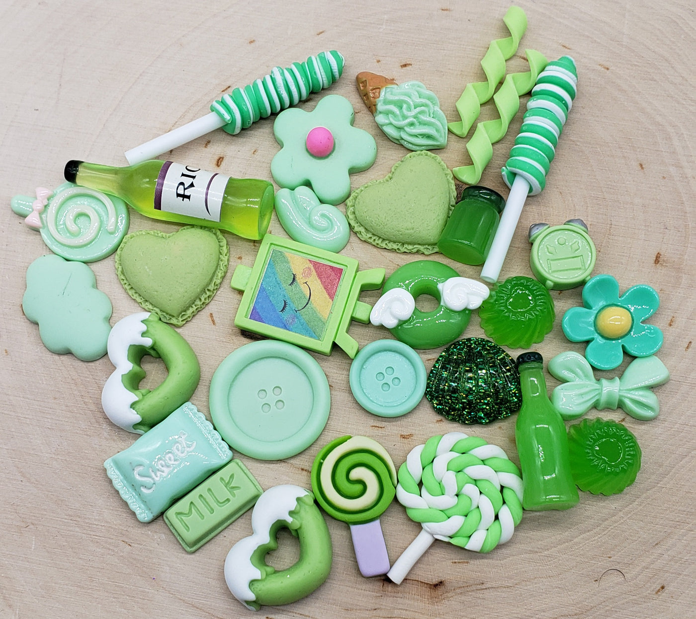 Random Kawaii Flatback Resin Cabochon ~ Flat Back Charms - Charmed By TJ