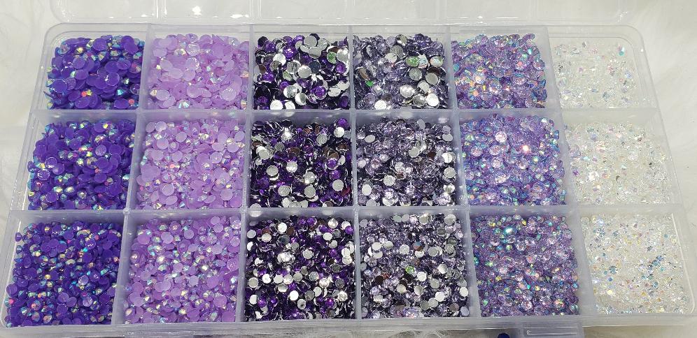 Shades of Purple Rhinestone Kit - Charmed By TJ