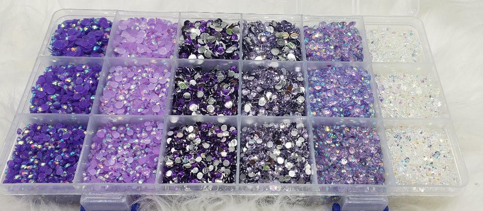 Shades of Purple Rhinestone Kit - Charmed By TJ
