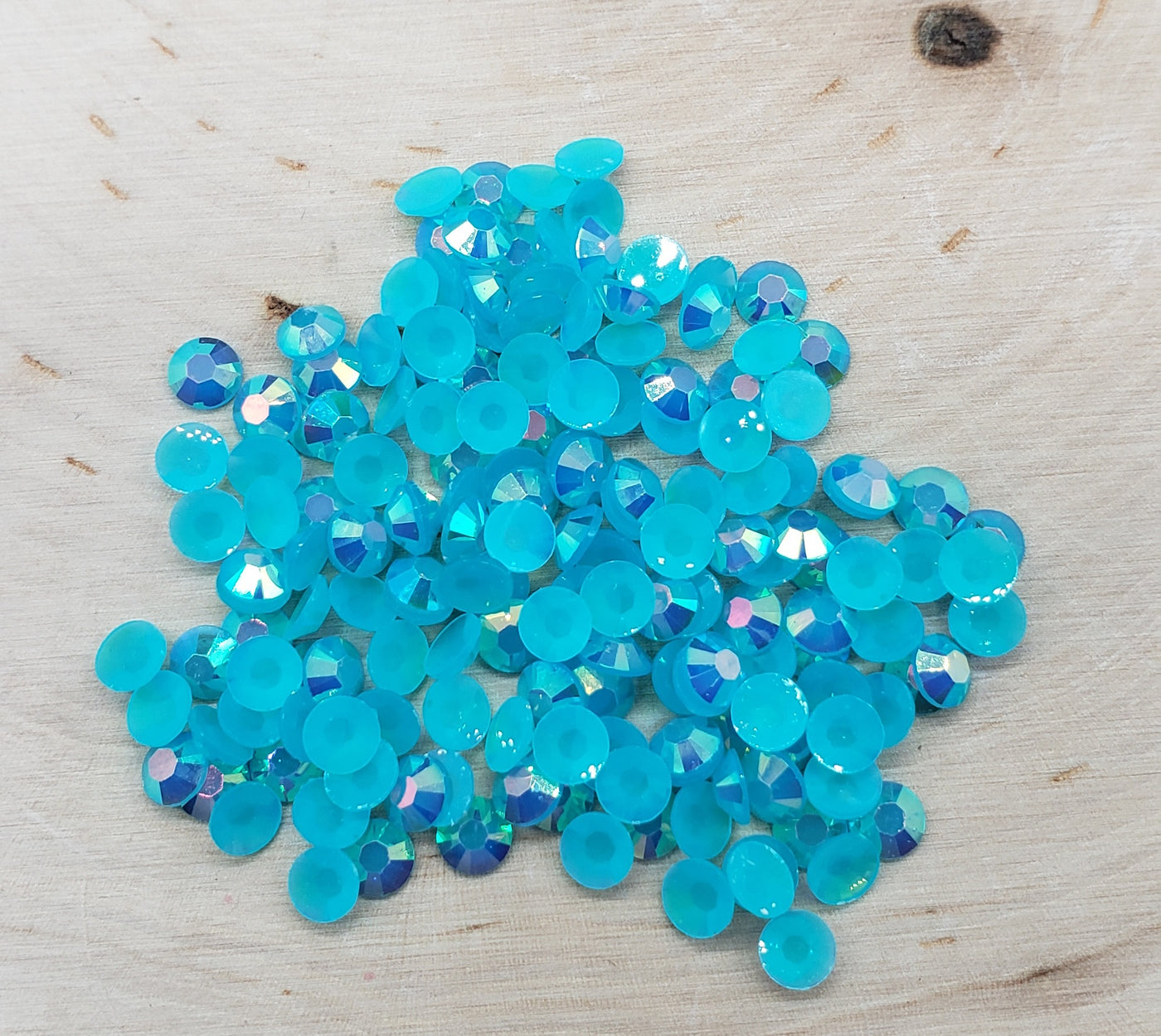 Tiffany Blue Jelly (Resin) Rhinestones - Charmed By TJ