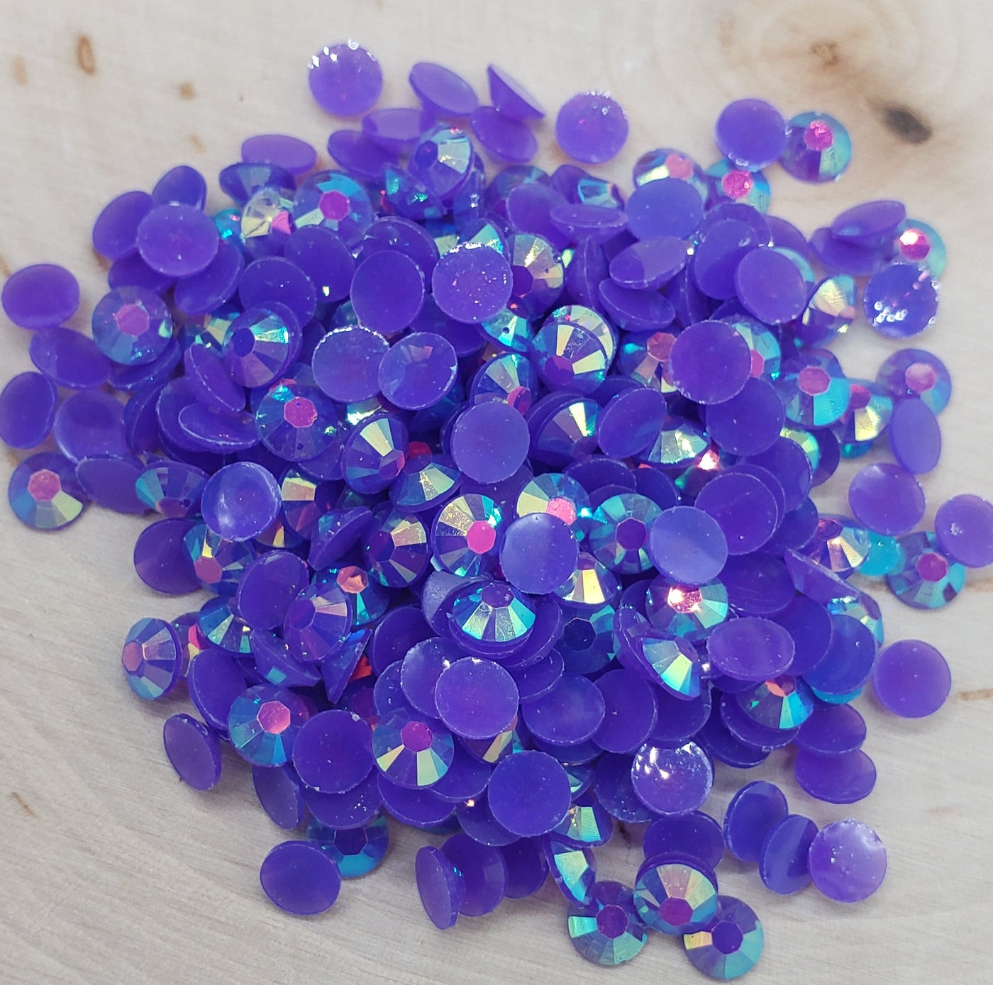 Dark Amethyst AB Jelly (Resin) Rhinestones