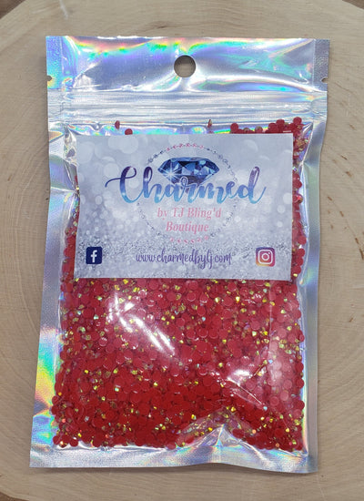 Red AB Jelly Rhinestones