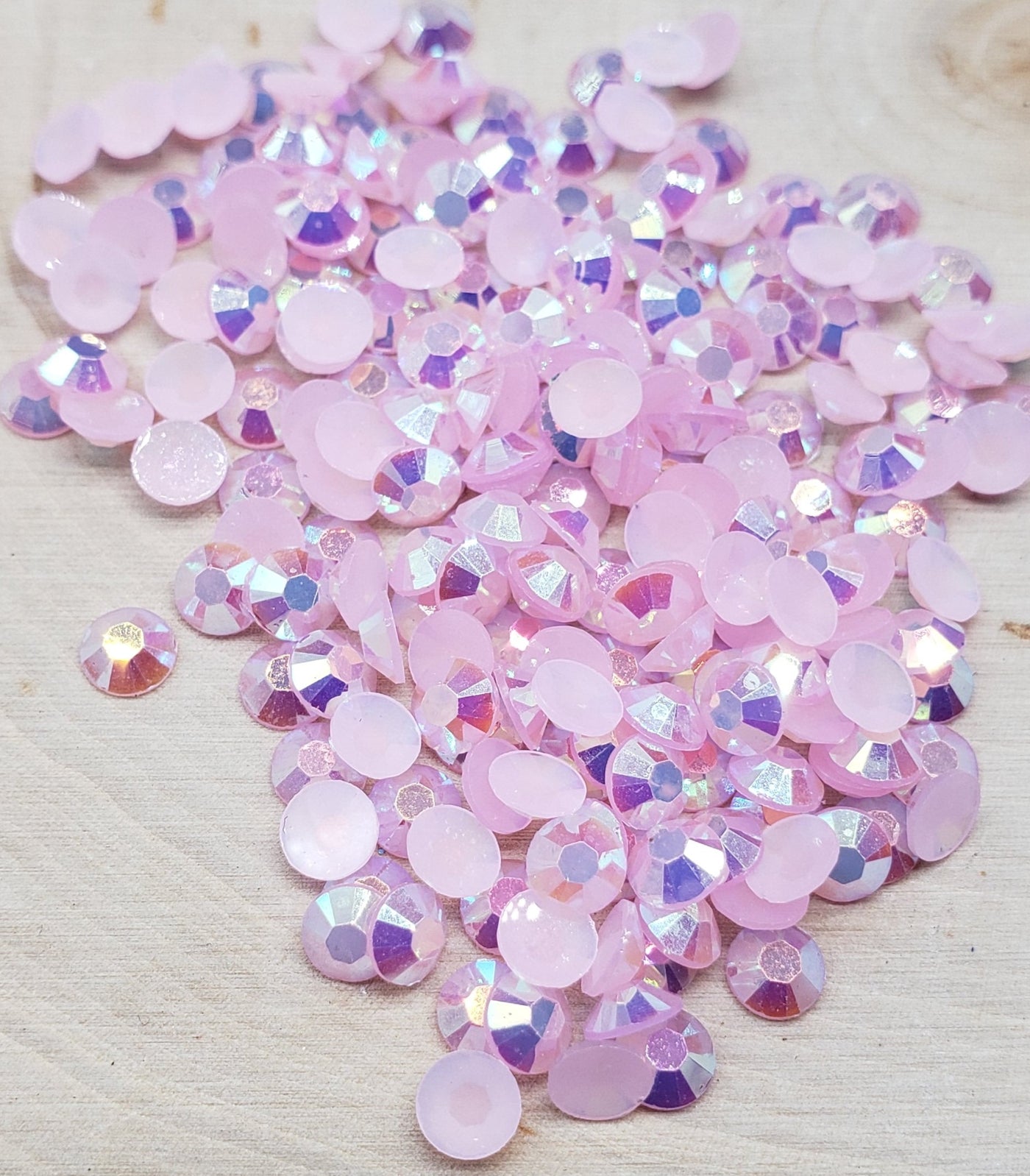 Lt Pink AB Jelly (Resin) Rhinestones