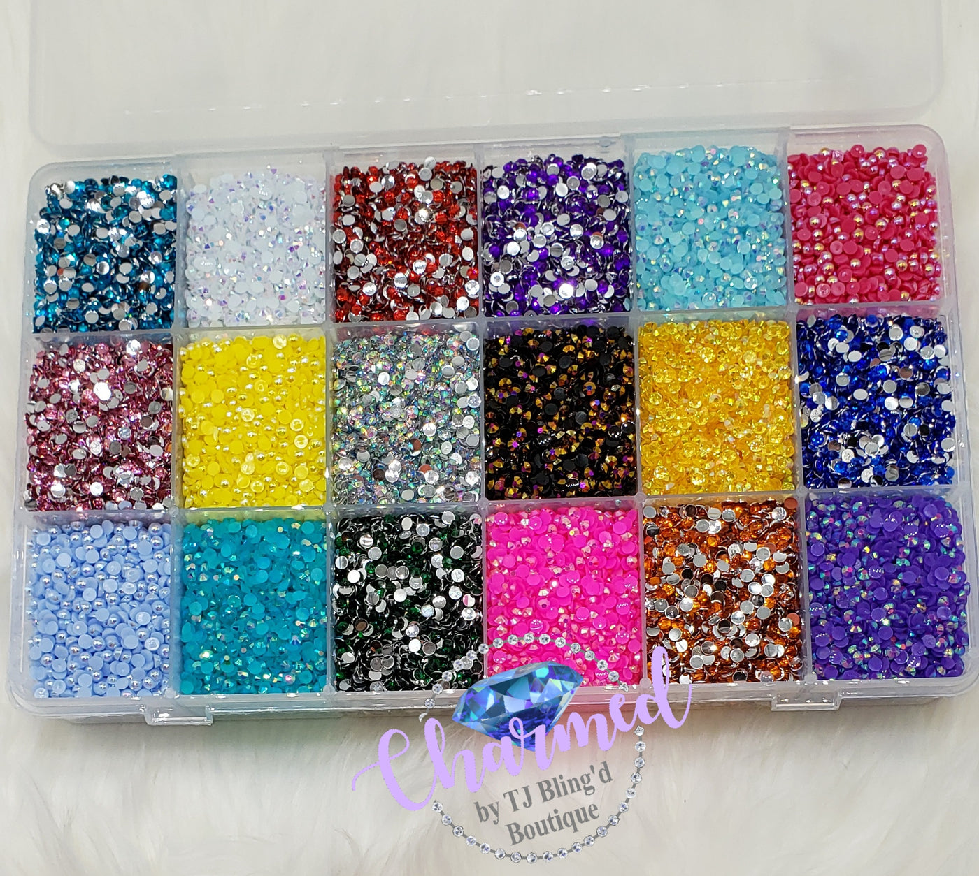 2mm Resin Rhinestones, 1000 Piece Lot