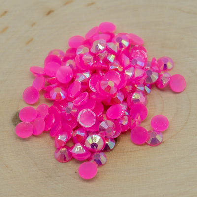 Hot Pink AB Jelly (Resin) Rhinestones - Charmed By TJ