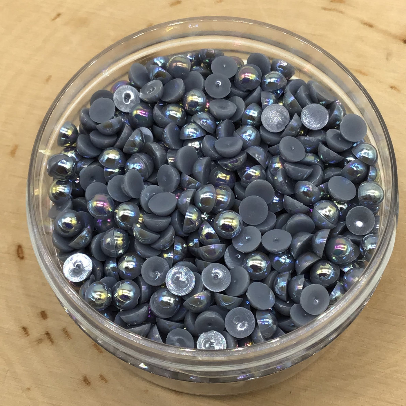 Flat back Gray AB Pearls - Charmed By TJ