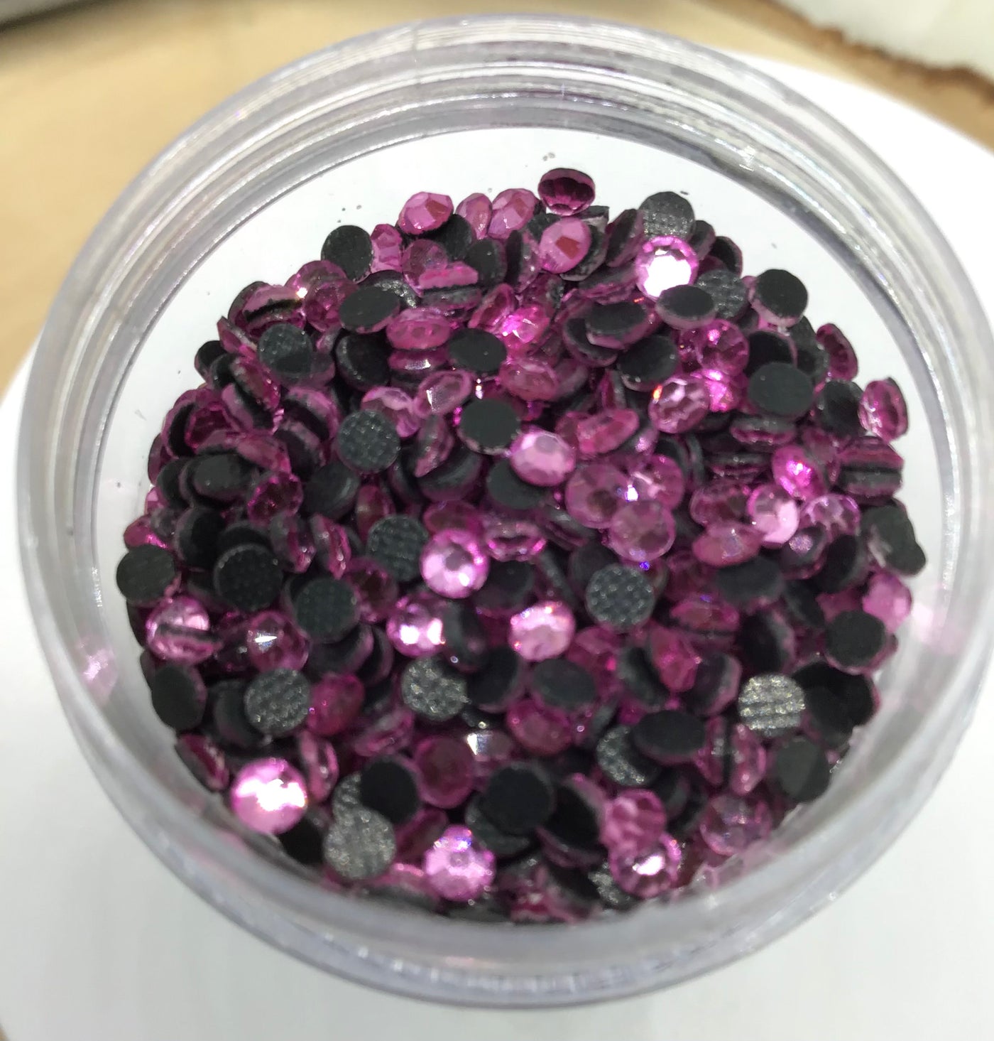 Dark Pink Hot Fix Rhinestones - Charmed By TJ